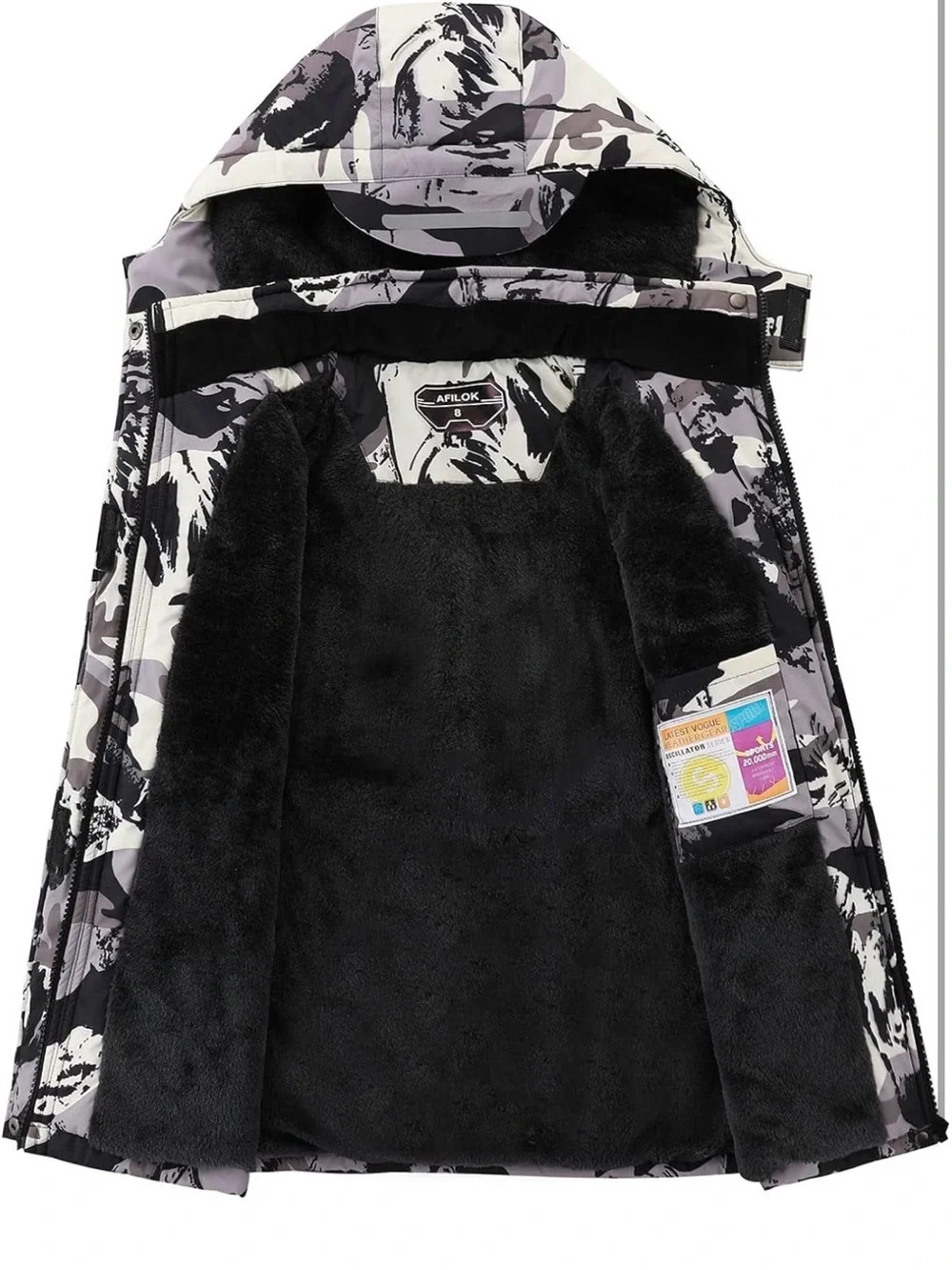 Winter Hooded Snow Jacket